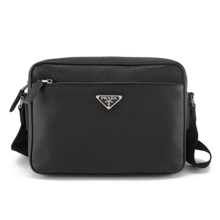 PRADA Vitello Daino unisex Camera Bag schwarz Pre-owned Designer Secondhand Luxurylove