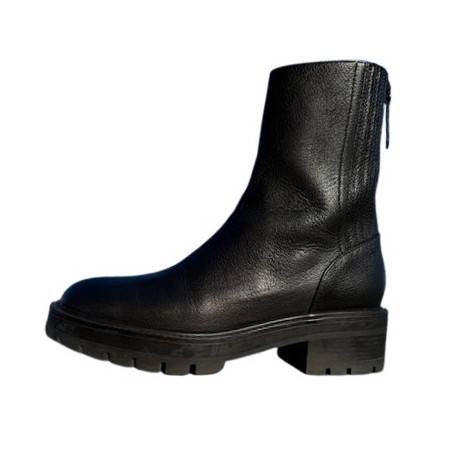 AQUAZZURA Combat Bootie schwarz 39.5 Pre-owned Designer Secondhand Luxurylove