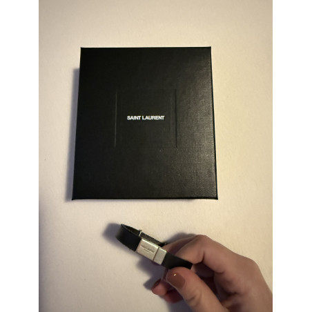 SAINT LAURENT Leather bracelet - Pre-loved Designer Second Hand | LUXURYLOVE