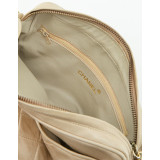 CHANEL Camera Tassel Bag Lammleder beige Pre-owned Designer Secondhand Luxurylove