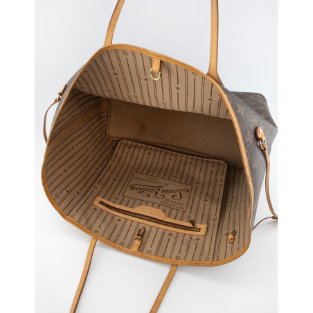 LOUIS VUITTON Neverfull GM Monogram Shopper Tote Bag braun Schultertasche Pre-owned Designer Secondhand Luxurylove