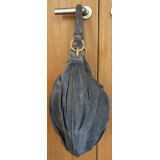 BALLY Schultertasche Wildleder grau Pre-owned Designer Secondhand Luxurylove