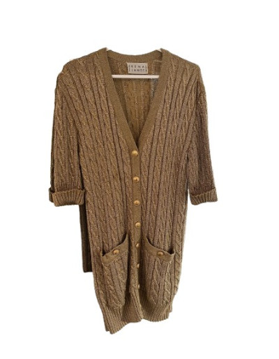 RENA LANGE Edle Strickjacke in Gold Damen - Pre-loved Designer Second Hand | LUXURYLOVE