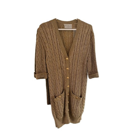 RENA LANGE Edle Strickjacke in Gold Damen - Pre-loved Designer Second Hand | LUXURYLOVE