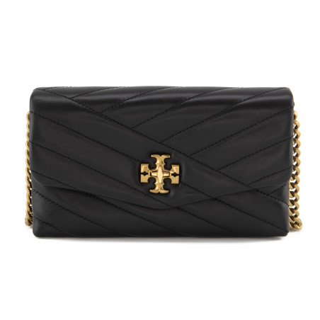 TORY BURCH Kira Chevron Crossbody Bag schwarz Pre-owned Designer Secondhand Luxurylove