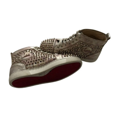 CHRISTIAN LOUBOUTIN Sneaker Nieten gold 37 Pre-owned Designer Secondhand Luxurylove