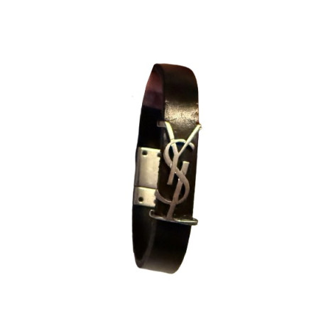 SAINT LAURENT Leather bracelet - Pre-loved Designer Second Hand | LUXURYLOVE