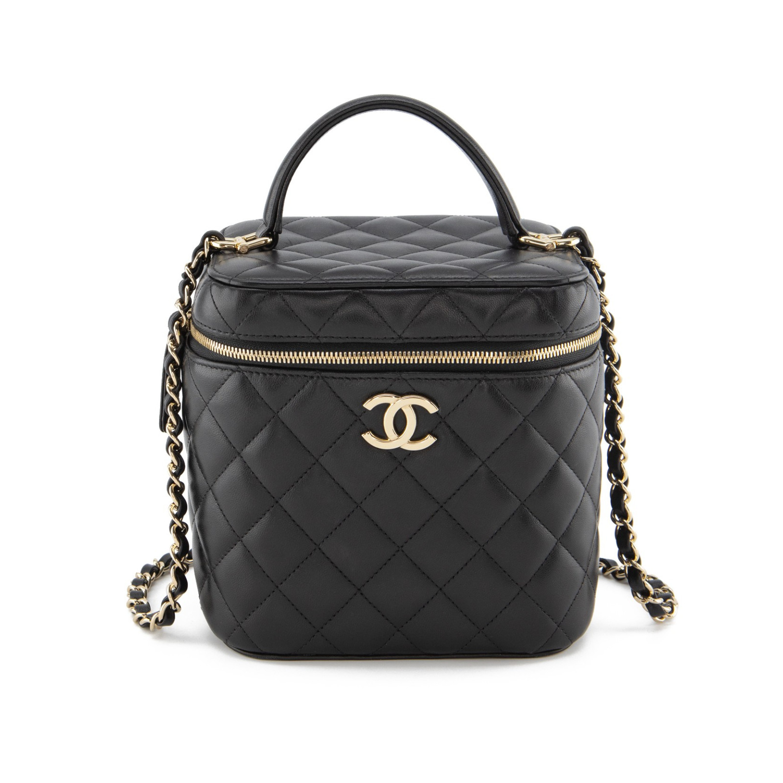 CHANEL Top Handle Vanity Crossbody Bag - Pre-loved Designer Second Hand | LUXURYLOVE CHANEL Top Handle Vanity Crossbody Bag - Pre-loved Designer Second Hand | LUXURYLOVE
