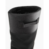 PRADA Winterstiefel gefüttert Saffiano & Nylon schwarz 36.5 Pre-owned Designer Secondhand Luxurylove