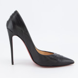 CHRISTIAN LOUBOUTIN Insectika Pumps schwarz 38.5 Pre-owned Designer Secondhand Luxurylove