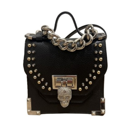 PHILIPP PLEIN Skull Bag limited Edition schwarz Pre-owned Designer Secondhand Luxurylove