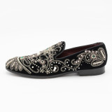 DOLCE & GABBANA Loafer Samt bestickt 44 Pre-owned Designer Secondhand Luxurylove
