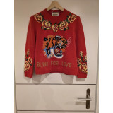GUCCI Garden Pullover Tiger rot XS - NEU Pre-owned Designer Secondhand Luxurylove