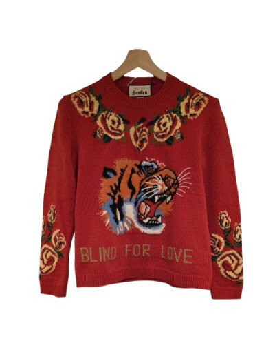 GUCCI Gucci Garden knitted sweater - NEW - Pre-loved Designer Second Hand | LUXURYLOVE