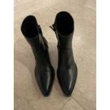 STUART WEITZMAN Western Ankle Boots schwarz 41 NEU Pre-owned Designer Secondhand Luxurylove