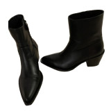 STUART WEITZMAN Western Ankle Boots schwarz 41 NEU Pre-owned Designer Secondhand Luxurylove