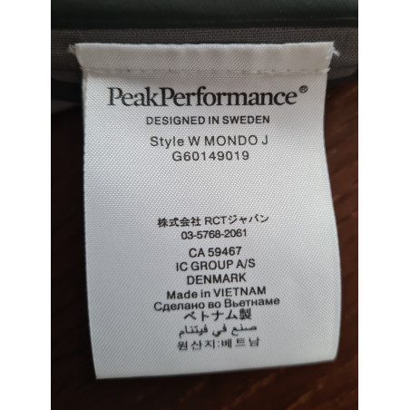 PEAK PERFORMANCE Mondo Jacket Women - Pre-loved Designer Second Hand | LUXURYLOVE