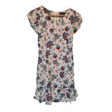 Kurzes Kleid mit Blumenmuster