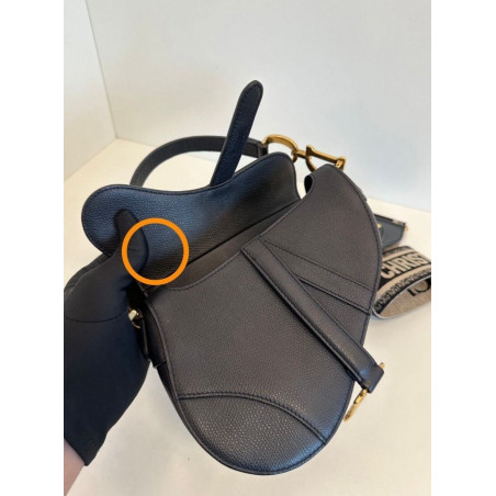 DIOR Saddle Bag mini incl. shoulder strap - Pre-loved Designer Second Hand | LUXURYLOVE