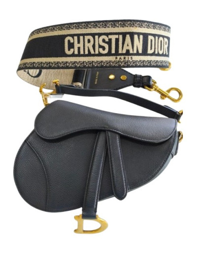 DIOR Saddle Bag mini incl. shoulder strap - Pre-loved Designer Second Hand | LUXURYLOVE