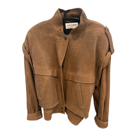 SAINT LAURENT Leather jacket - Pre-loved Designer Second Hand | LUXURYLOVE