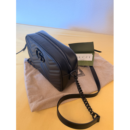 GUCCI GG Marmont Crossbody Bag schwarz NEU Pre-owned Designer Secondhand Luxurylove