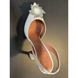Begum 95 Crystal slingback pumps