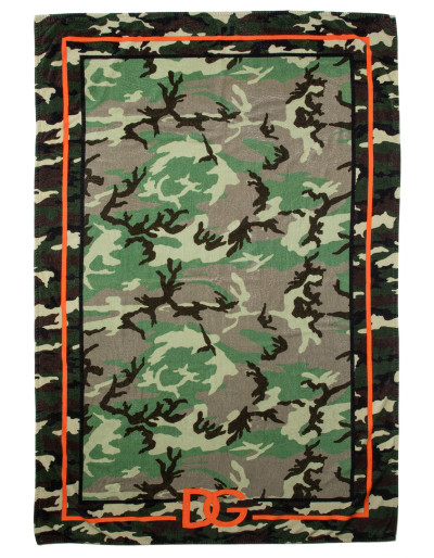 DOLCE & GABBANA Strandtuch Camouflage Pre-owned Designer Secondhand Luxurylove