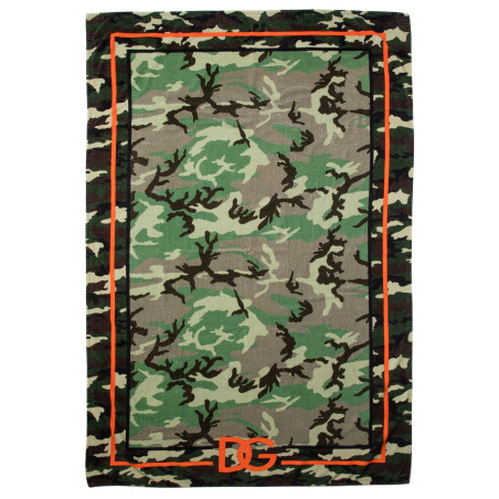 DOLCE & GABBANA Strandtuch Camouflage Pre-owned Designer Secondhand Luxurylove
