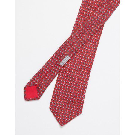 HERMÈS Silk tie Tucan - Pre-loved Designer Second Hand | LUXURYLOVE