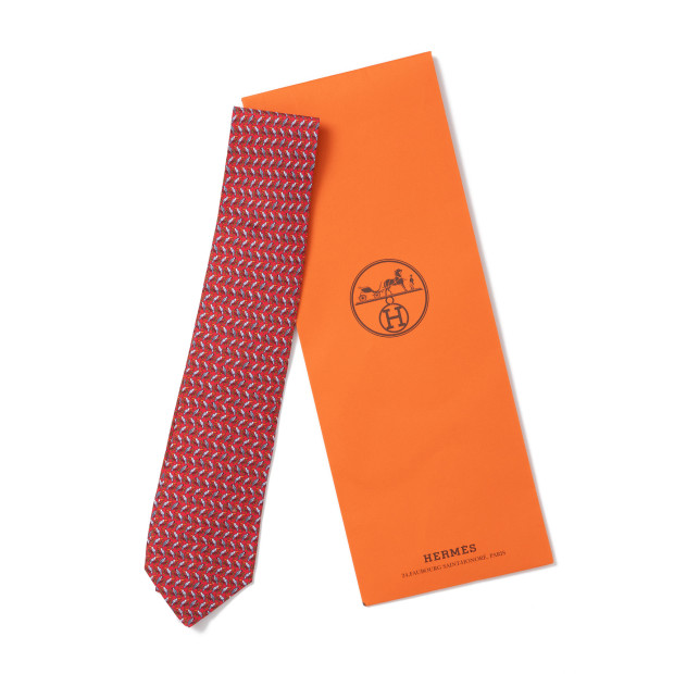 HERMÈS Silk tie Tucan - Pre-loved Designer Second Hand | LUXURYLOVE