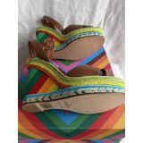 VALENTINO GARAVANI Espadrille Wedge Sandalen Gr. 36 Pre-owned Secondhand
