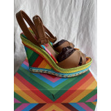 VALENTINO GARAVANI Espadrille Wedge Sandalen Gr. 36 Pre-owned Secondhand