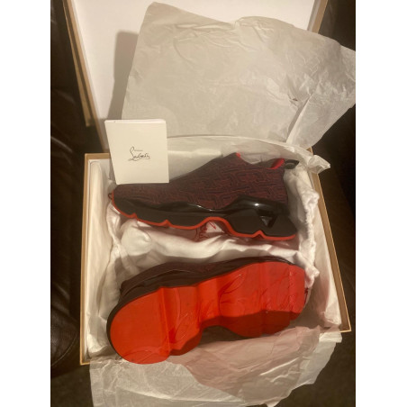 CHRISTIAN LOUBOUTIN Space Run Flat Sneaker - NEW - Pre-loved Designer Second Hand | LUXURYLOVE
