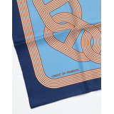 Seidentuch Foulard Carré 90 "Circuit 24 Faubourg" - NEU