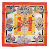 Seidentuch Foulard Carré 90 "New Orleans Creole Jazz" - NEU