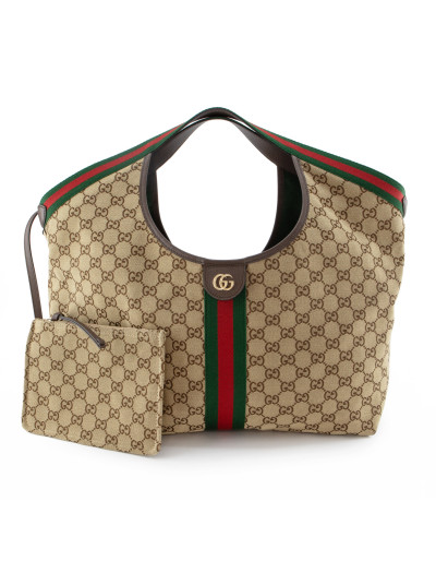GUCCI Giglio Shopper Bag large & Pochette - Pre-loved Designer Second Hand | LUXURYLOVE