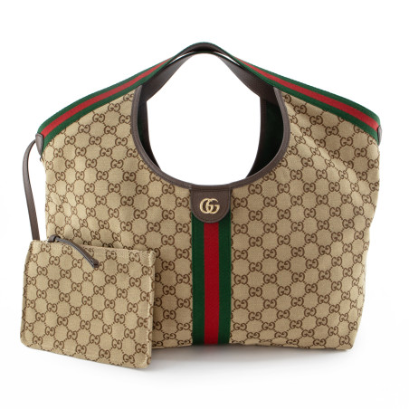 GUCCI Giglio Shopper Bag large & Pochette - Pre-loved Designer Second Hand | LUXURYLOVE