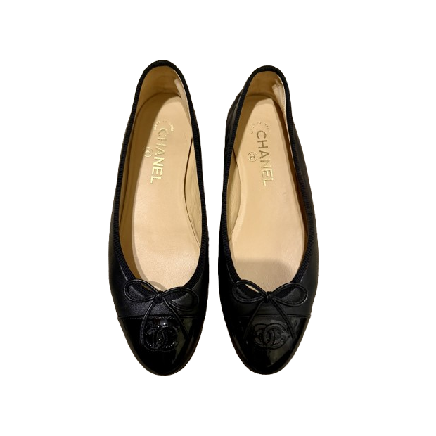CHANEL CC Ballerinas - Pre-loved Designer Second Hand | LUXURYLOVE