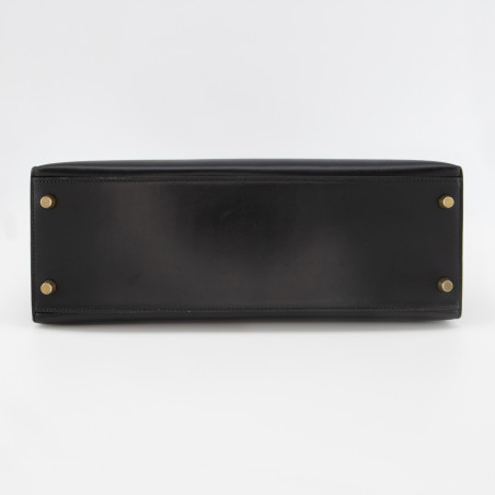 HERMÈS Kelly 32 Sellier Boxleder noir 1995 Pre-owned Designer Secondhand Luxurylove