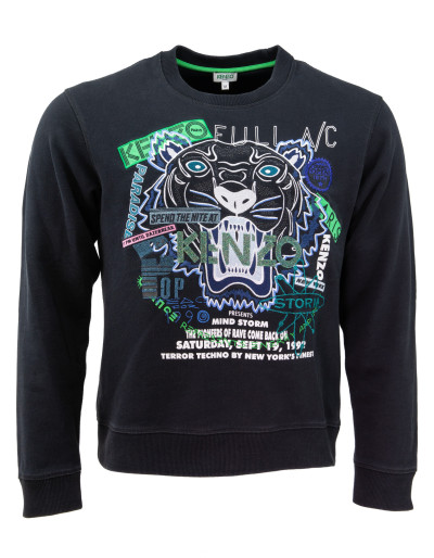 KENZO Tiger Logo Sweatshirt - Pre-loved Designer Second Hand | LUXURYLOVE