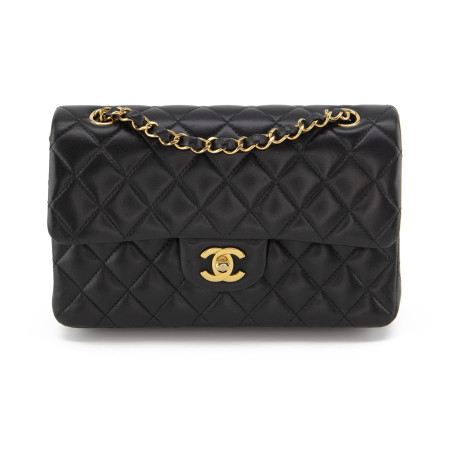 CHANEL Classic Timeless Double Flap Bag small - Full Set - Pre-loved Designer Second Hand | LUXURYLOVE