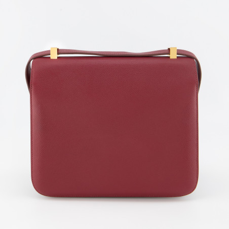 HERMÈS Constance 24 Epsom leather Rubis - Pre-loved Designer Second Hand | LUXURYLOVE