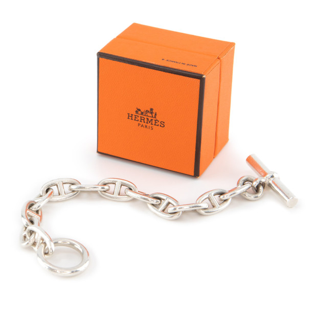HERMÈS Chaîne d'Ancre GM bracelet silver - Pre-loved Designer Second Hand | LUXURYLOVE