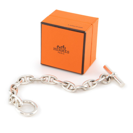 HERMÈS Chaîne d'Ancre GM bracelet silver - Pre-loved Designer Second Hand | LUXURYLOVE