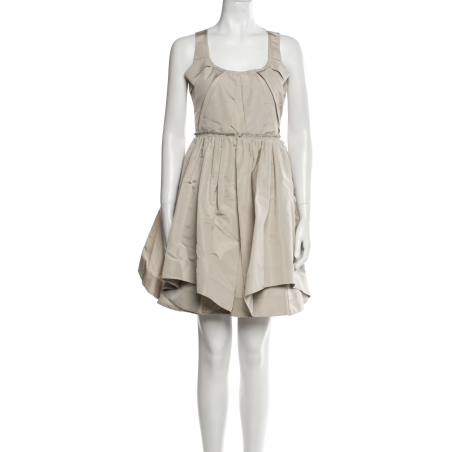 PRADA Seidenkleid A-Linie SS2009 - NEU - Pre-loved Designer Second Hand | LUXURYLOVE