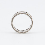 G Logo Ring Sterling Silver