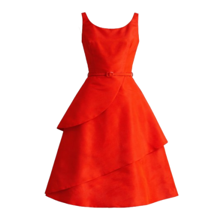 OSCAR DE LA RENTA Silk cocktail dress Aspanspan line - Pre-loved Designer Second Hand | LUXURYLOVE
