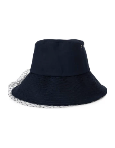 DIOR Teddy-D Bucket-Hat mit breiter Krempe und Schleier - Pre-loved Designer Second Hand | LUXURYLOVE