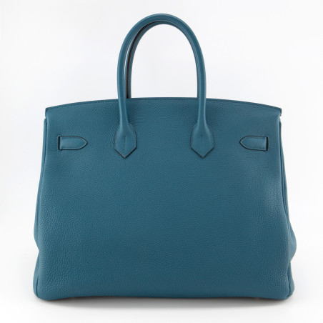HERMÈS Birkin Bag 35 Togo Cobalt 2016 - Pre-loved Designer Second Hand | LUXURYLOVE